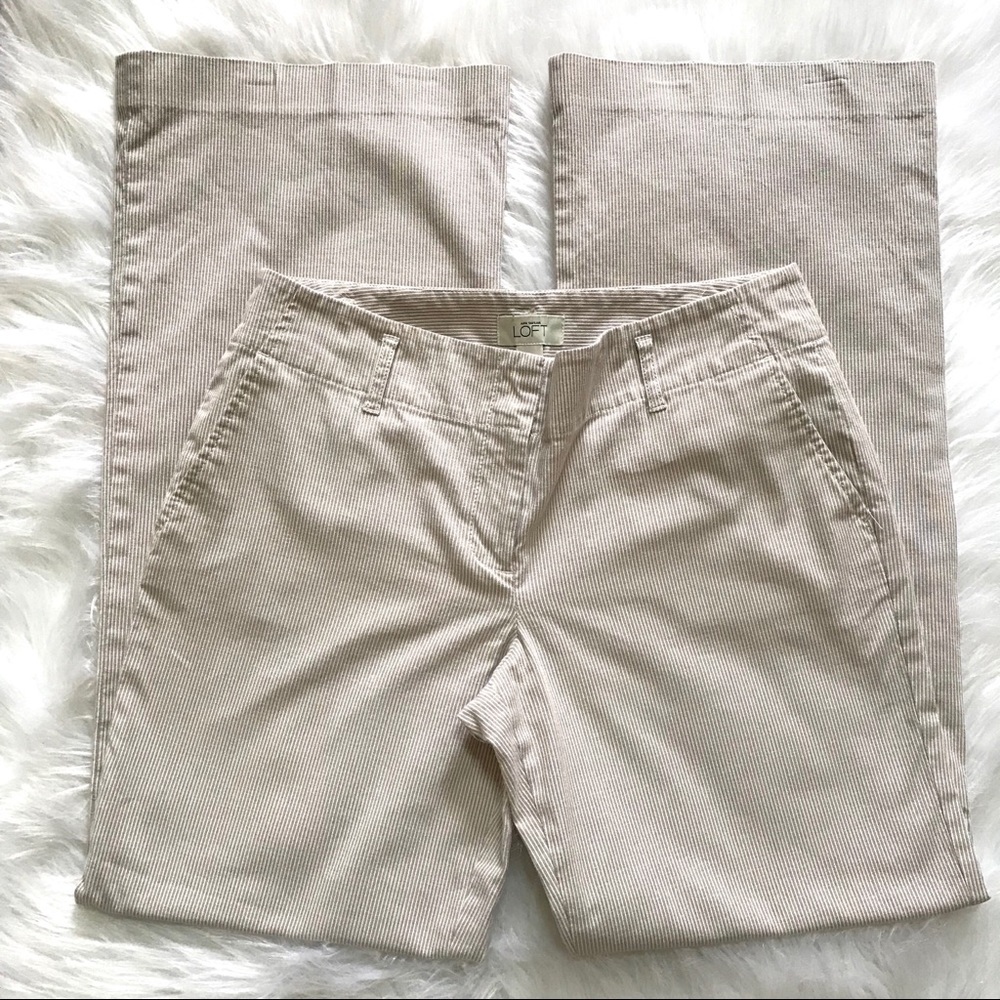 Loft Pin Striped Pants, Size 6, EUC